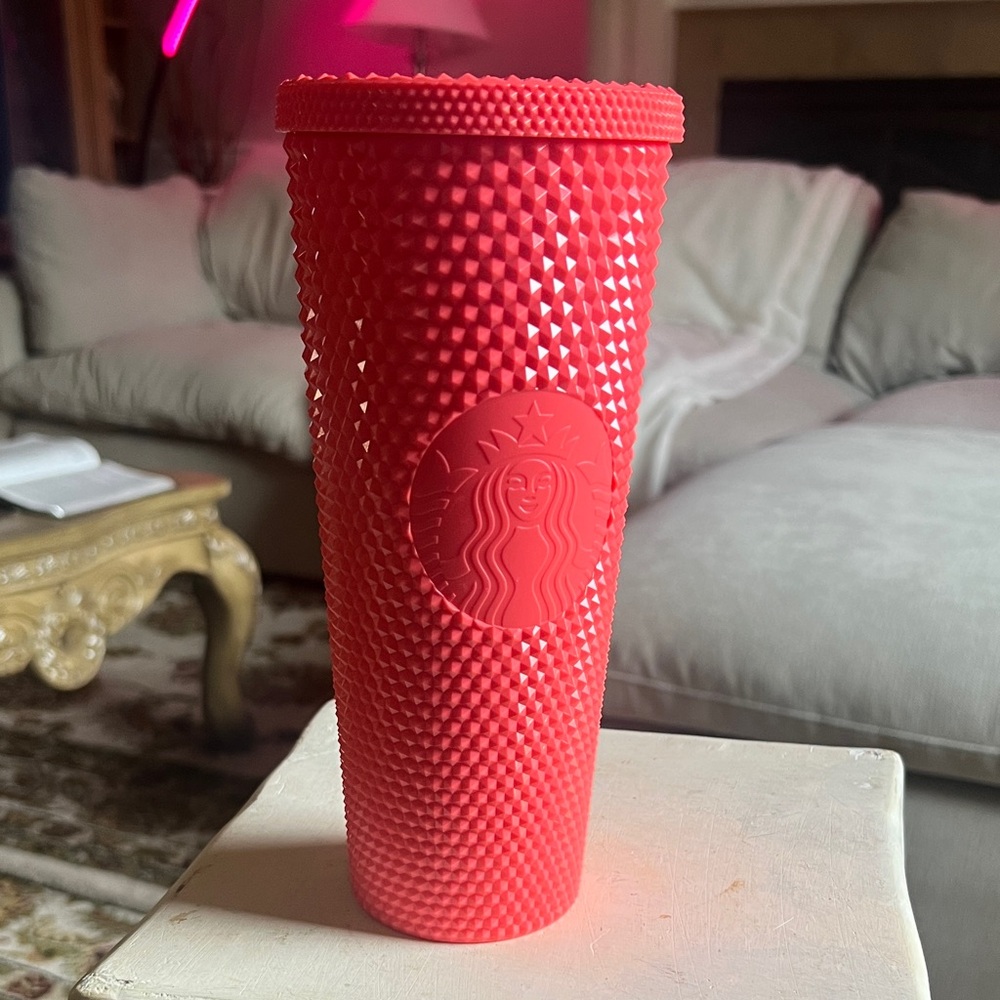 Starbucks Neon Pink Studded Tumbler